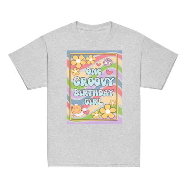 Groovy Birthday Youth classic tee - Image 2