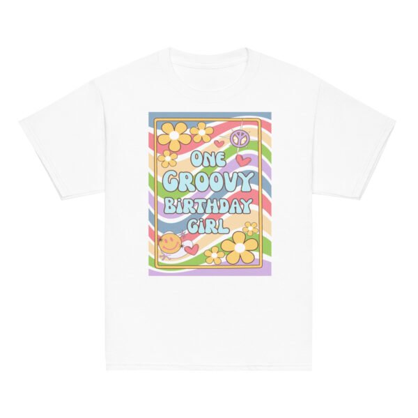 Groovy Birthday Youth classic tee - Image 4