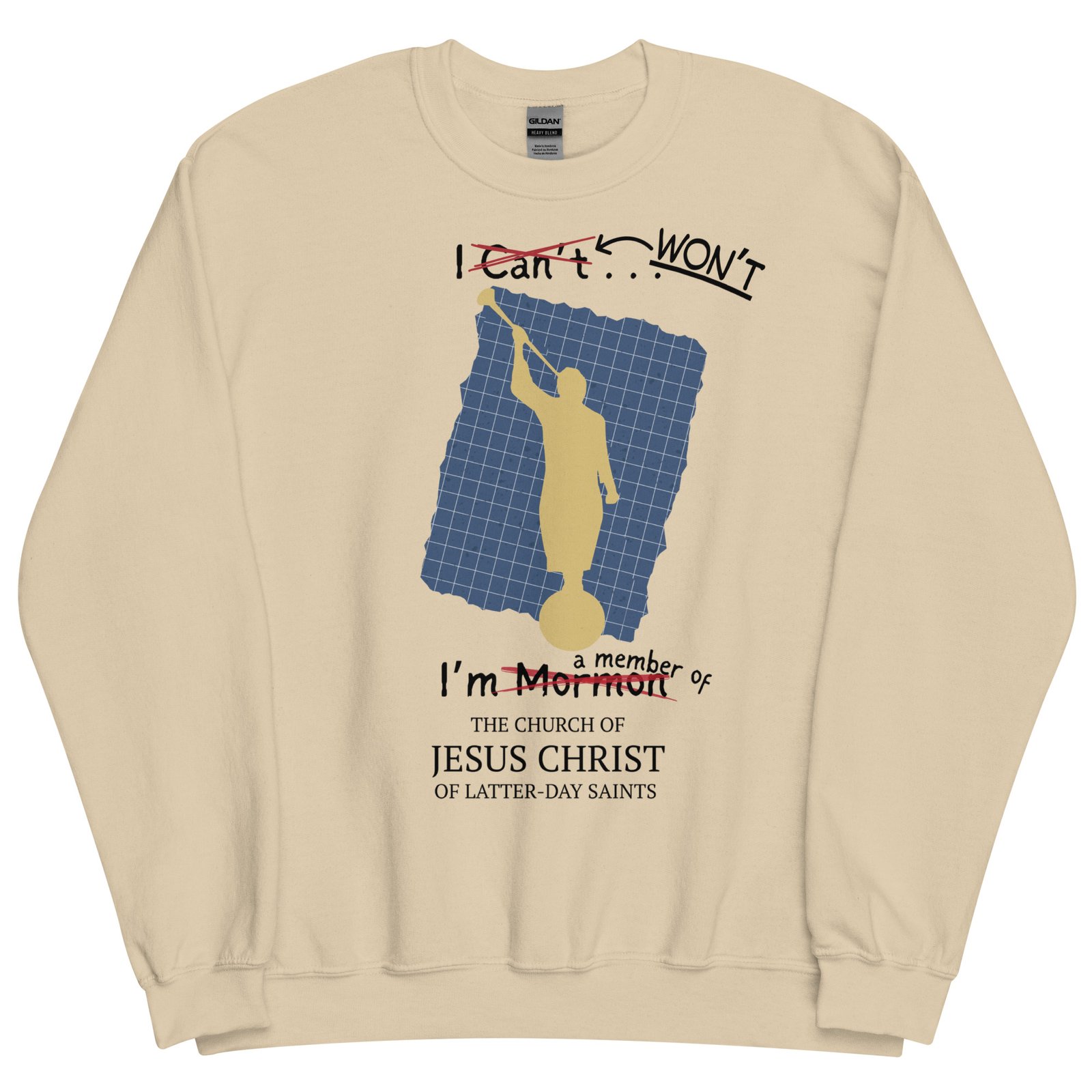 I Won't Unisex Sweatshirt - Image 3