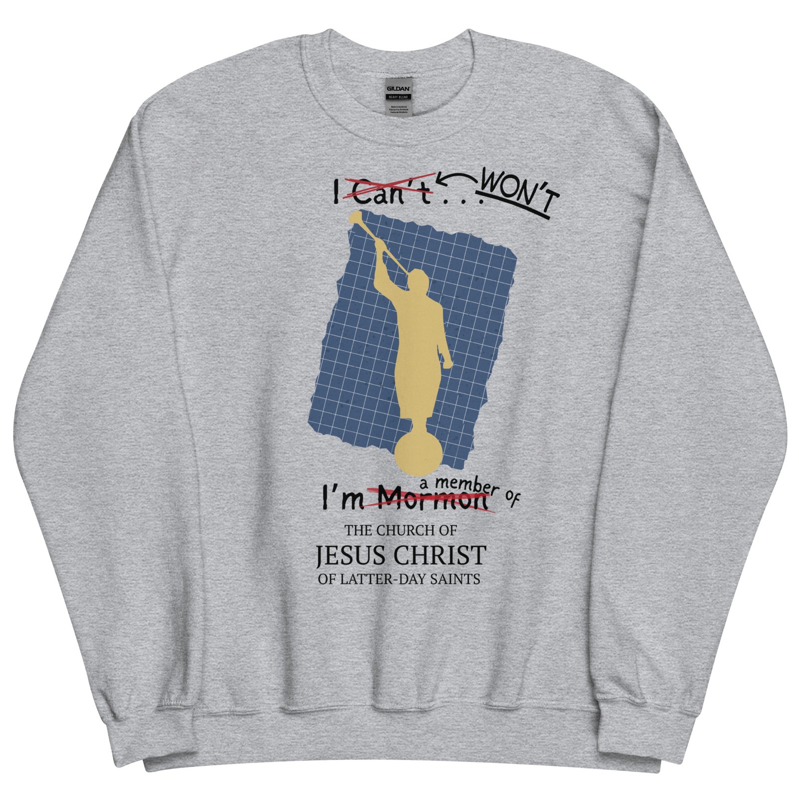 I Won't Unisex Sweatshirt - Image 2